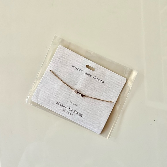 Marina De Buchi Gold Plated Unlock your Dreams Bracelet - Picture 2 of 4